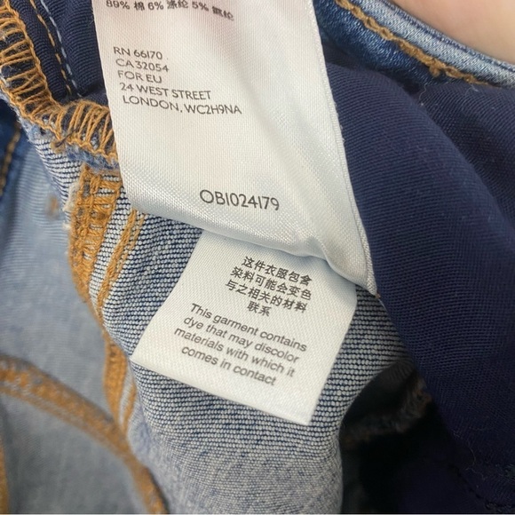 Free People We The Free Women's Blue Denim Jeans - Picture 5 of 8